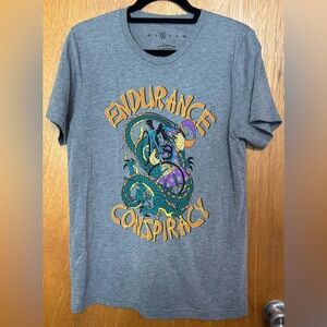 Endurance Conspiracy Gray Graphic T-Shirt